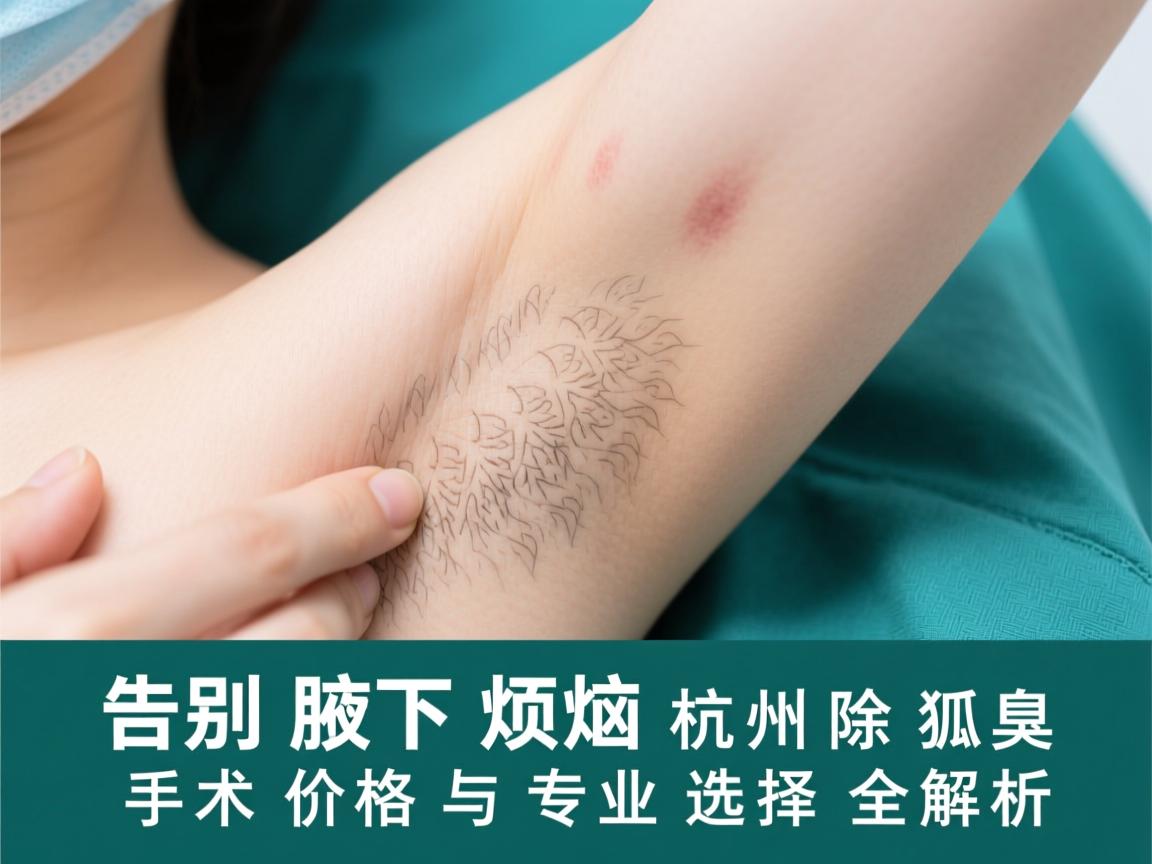 告别腋下烦恼，杭州除狐臭手术价格与专业选择全解析
