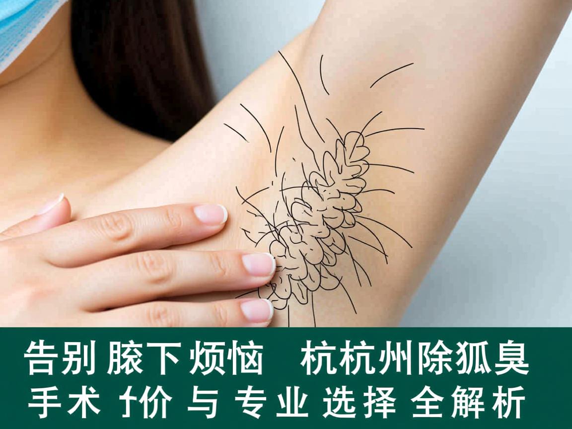 告别腋下烦恼，杭州除狐臭手术价格与专业选择全解析
