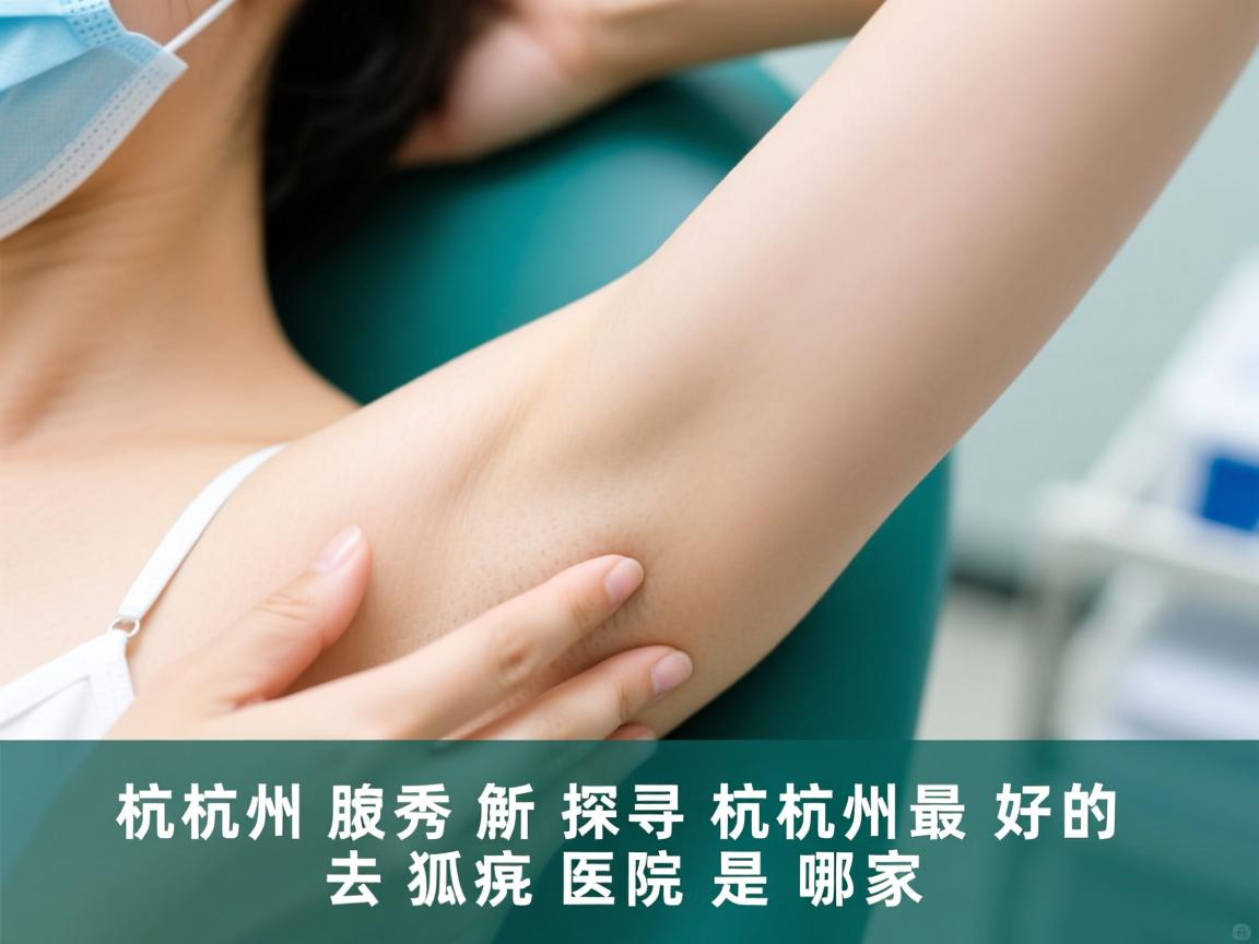杭州腋秀解析，探寻杭州最好的去狐臭医院是哪家