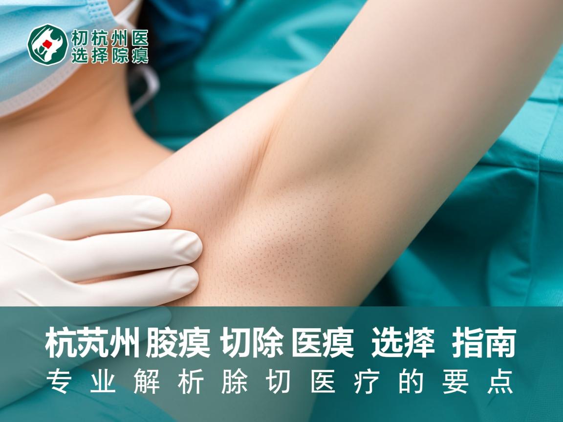 杭州腋臭切除医院选择指南，专业解析腋臭切除的医疗要点