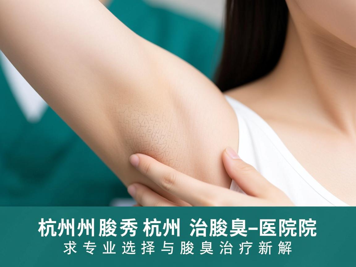 杭州腋秀解析，杭州治腋臭医院的专业选择与腋臭治疗新解