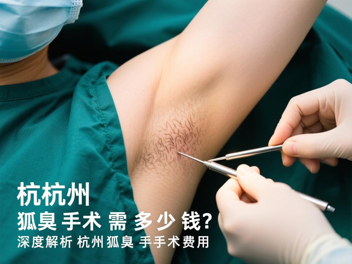 杭州狐臭手术需多少钱？深度解析杭州狐臭手术费用