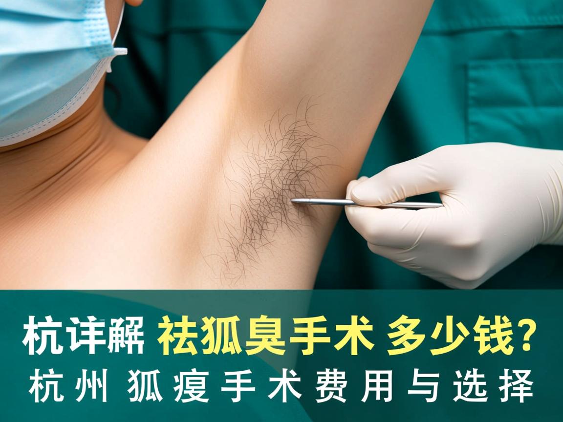 杭州祛狐臭手术多少钱?详解杭州狐臭手术费用与选择 杭州祛狐臭手术多少钱?详解杭州狐臭手术费用与选择