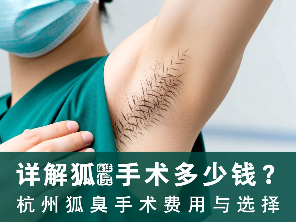 杭州祛狐臭手术多少钱?详解杭州狐臭手术费用与选择 杭州祛狐臭手术多少钱?详解杭州狐臭手术费用与选择