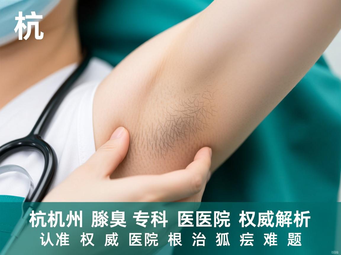 杭州腋臭专科医院权威解析，认准权威医院，根治狐臭难题