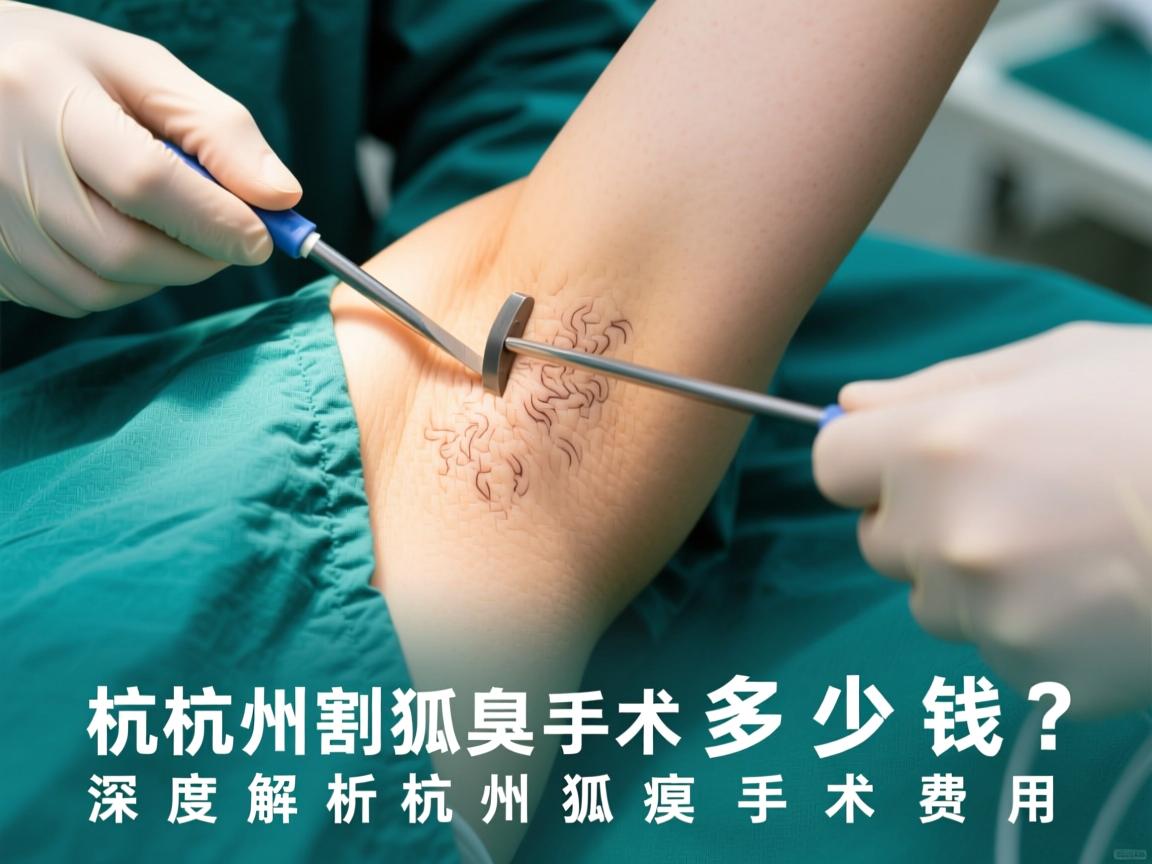 杭州割狐臭手术多少钱？深度解析杭州狐臭手术费用