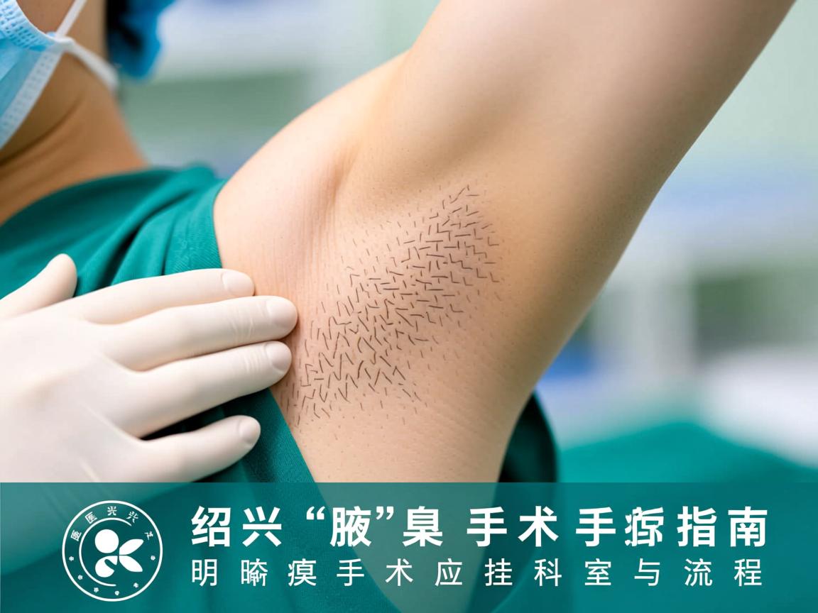 绍兴腋臭手术指南，明晰腋臭手术应挂科室与流程