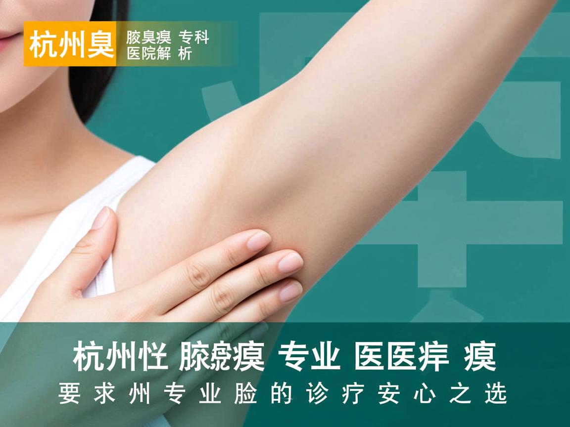 杭州腋臭专科医院解析，杭州专业腋臭诊疗的安心之选