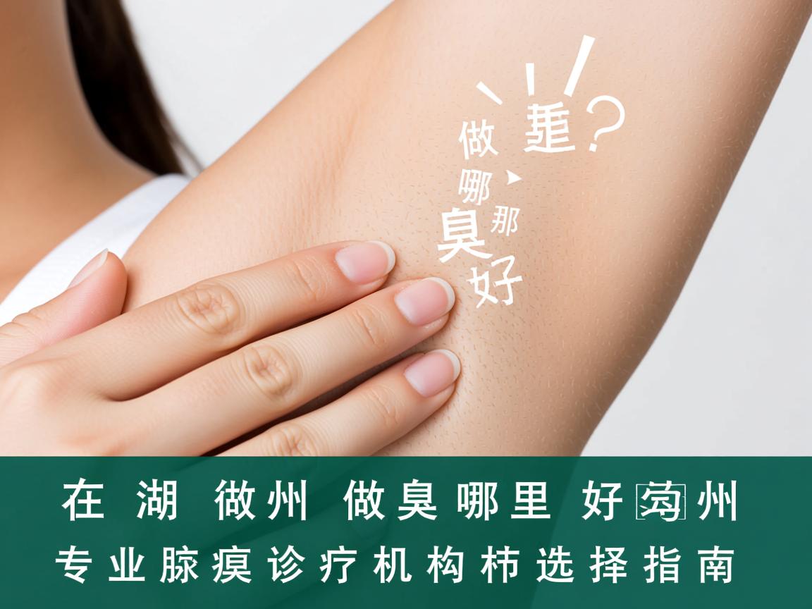 在湖州做腋臭哪里好？湖州专业腋臭诊疗机构选择指南