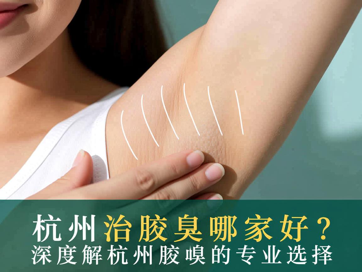 杭州治腋臭哪家好？深度解析杭州治腋臭的专业选择