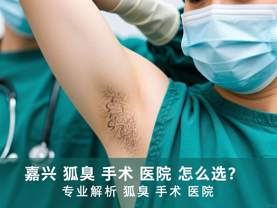 嘉兴狐臭手术医院怎么选？专业解析狐臭手术医院