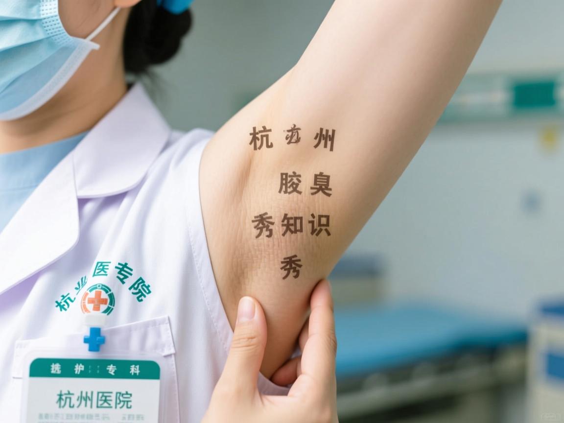 杭州腋秀解析，杭州腋臭专科医院的选择与专业护理知识