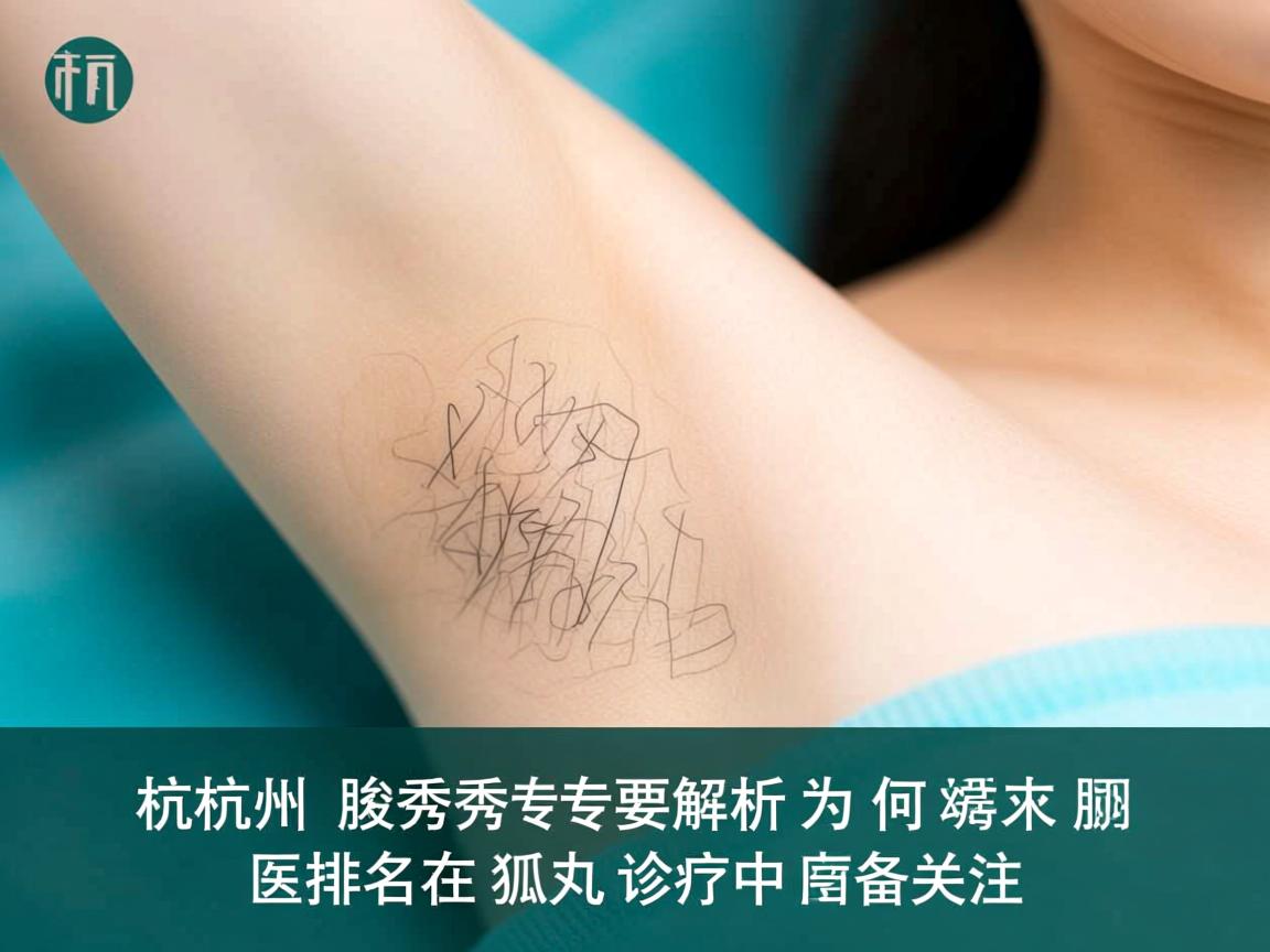 杭州腋秀专业解析，为何杭州腋秀排名在狐臭诊疗中备受关注
