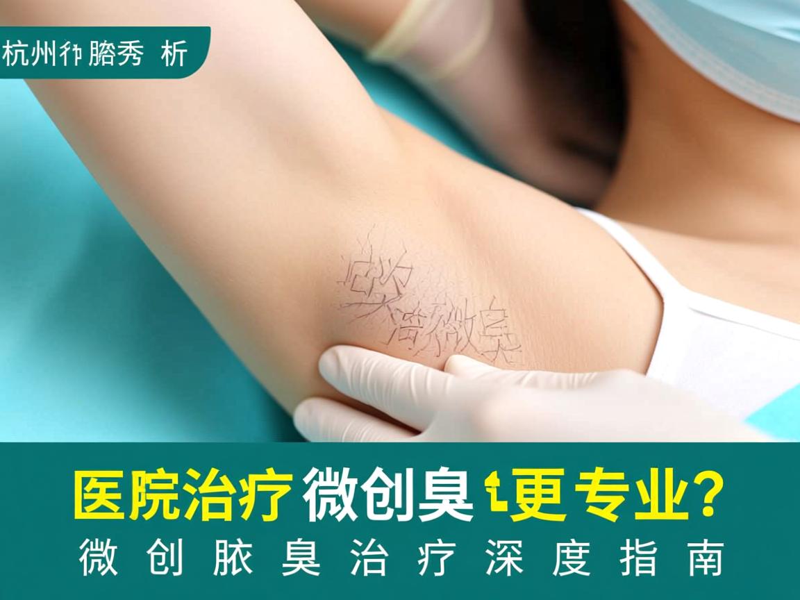 杭州腋秀解析，杭州哪家医院治疗微创腋臭更专业？微创腋臭治疗深度指南