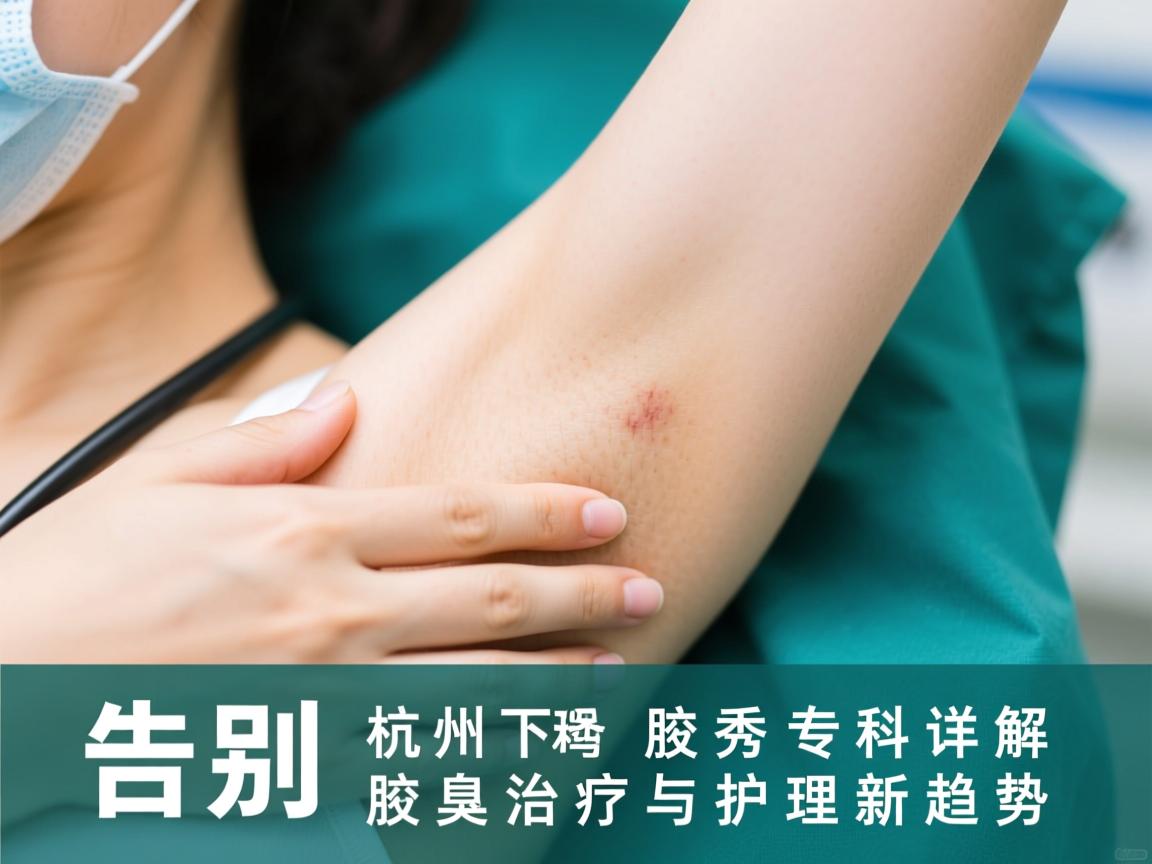 告别腋下尴尬，杭州腋秀专科详解腋臭治疗与护理新趋势