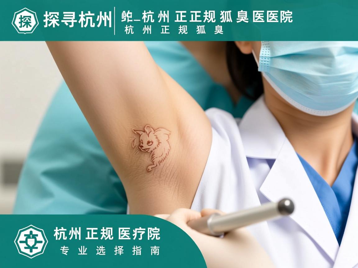 探寻杭州正规狐臭医院，杭州正规狐臭医院的专业选择指南