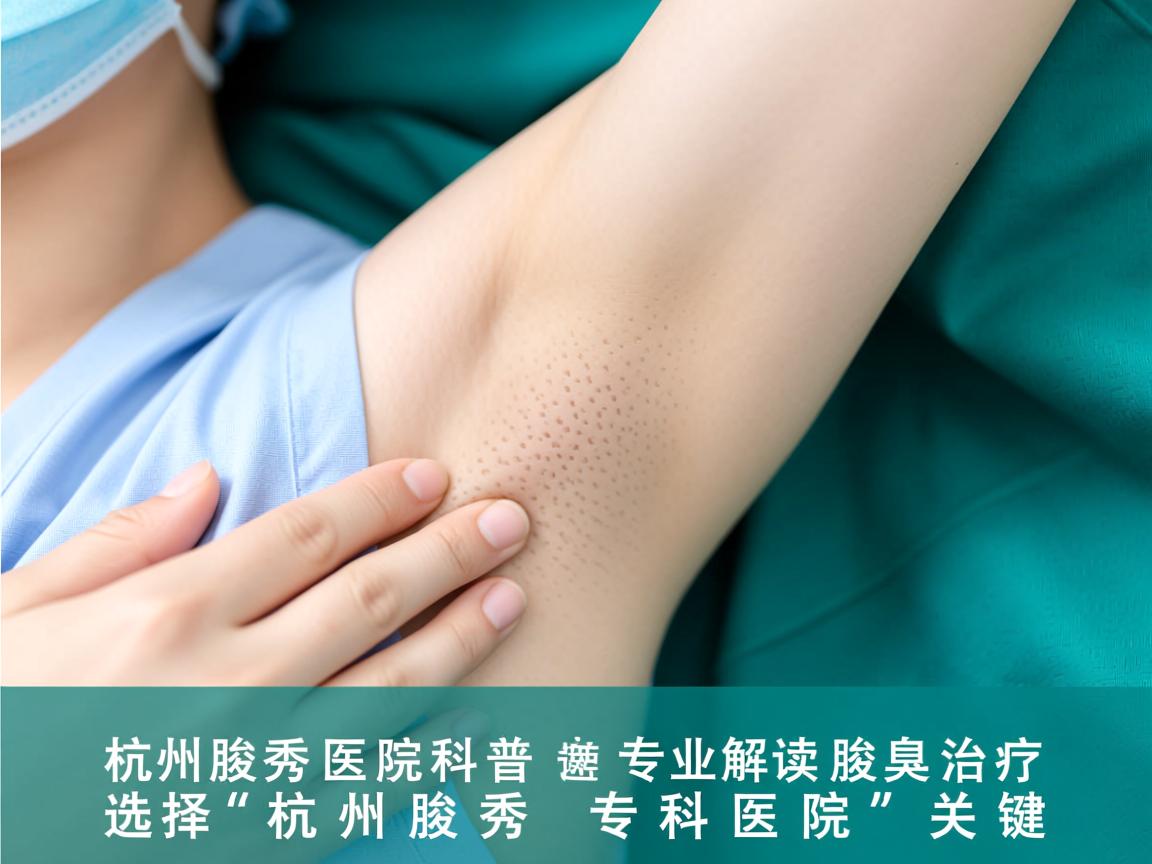 杭州腋秀医院科普，专业解读腋臭治疗，选择杭州腋秀专科医院的关键
