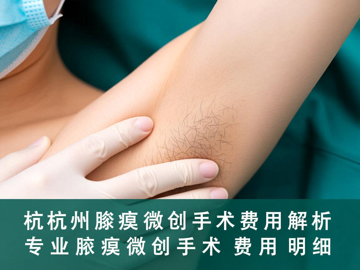 杭州腋臭微创手术费用解析，专业解读腋臭微创手术费用明细
