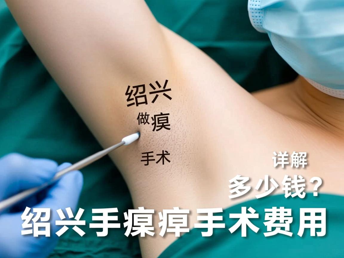 在绍兴做腋臭手术多少钱？详解绍兴腋臭手术费用