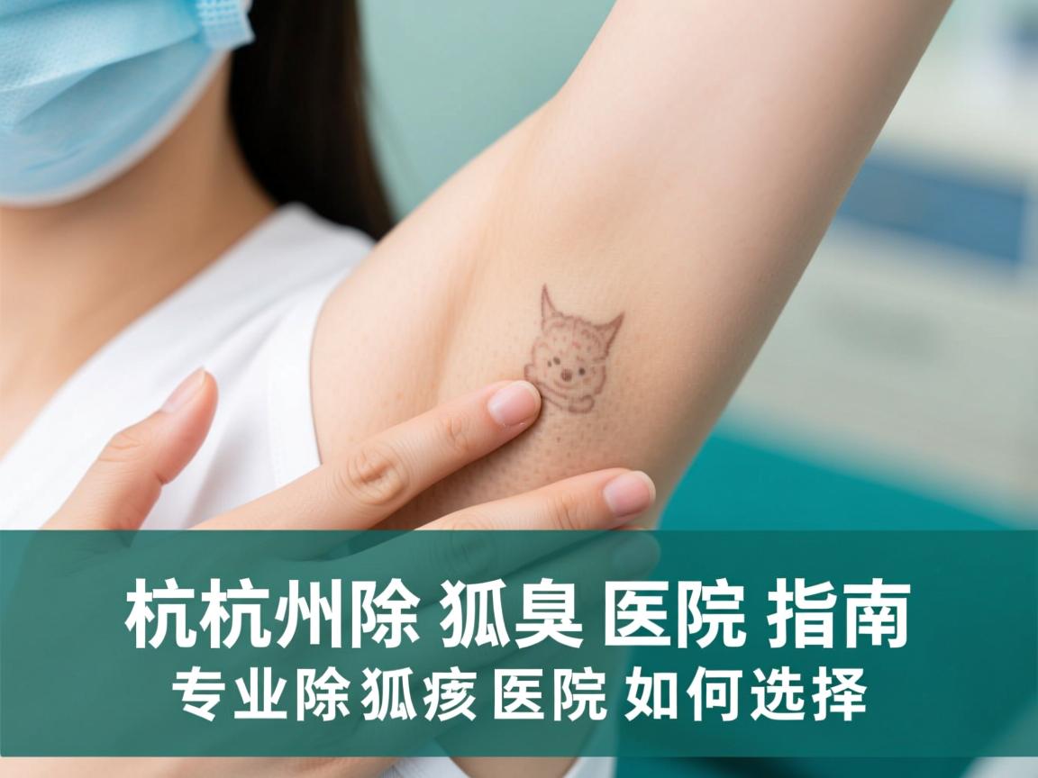 杭州除狐臭医院指南，专业除狐臭医院如何选择