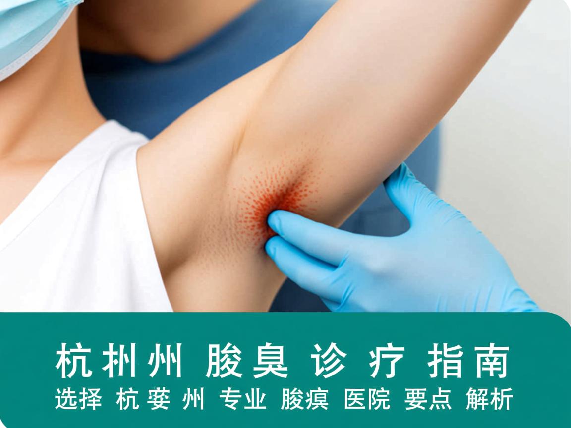 杭州腋臭诊疗指南，选择杭州专业腋臭医院的要点解析