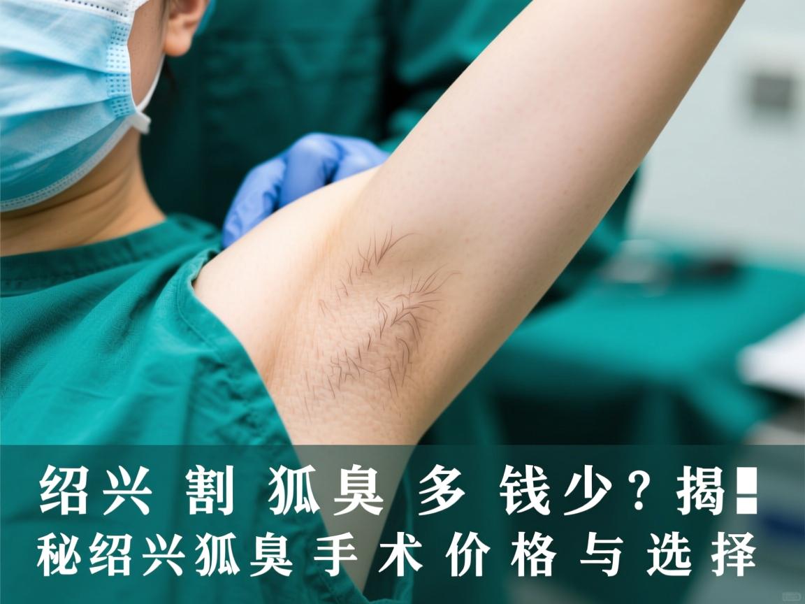 绍兴割狐臭多少钱？揭秘绍兴狐臭手术价格与选择