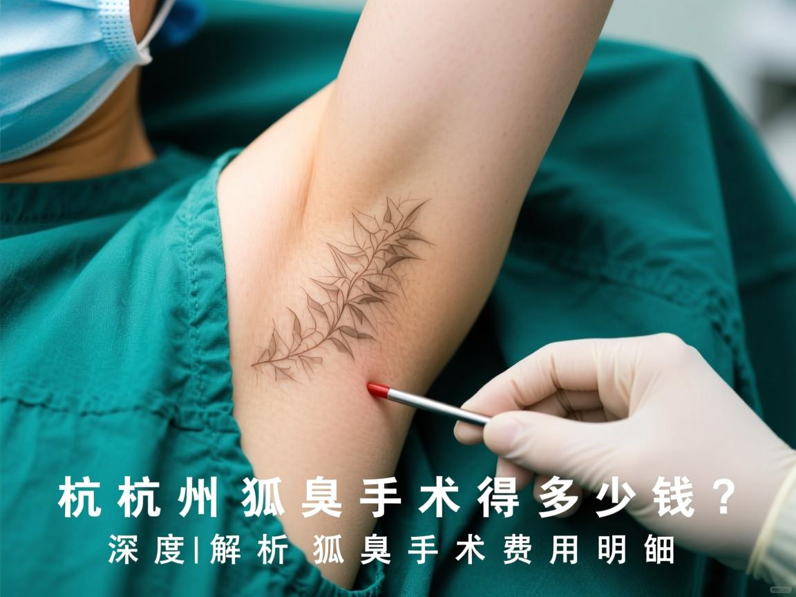 杭州狐臭手术得多少钱？深度解析狐臭手术费用明细
