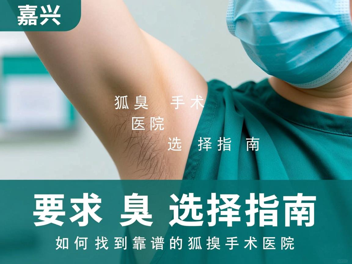 嘉兴狐臭手术医院选择指南，如何找到靠谱的狐臭手术医院