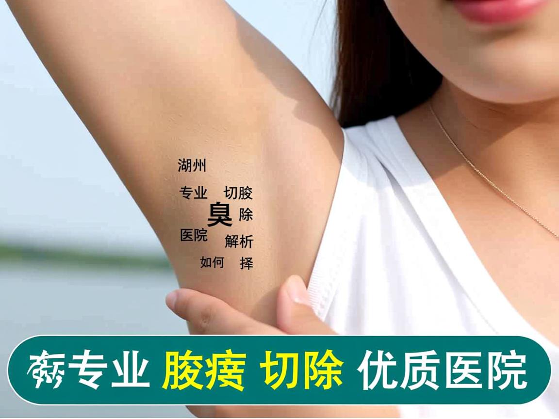 湖州专业腋臭切除医院解析，如何选择湖州腋臭切除优质医院