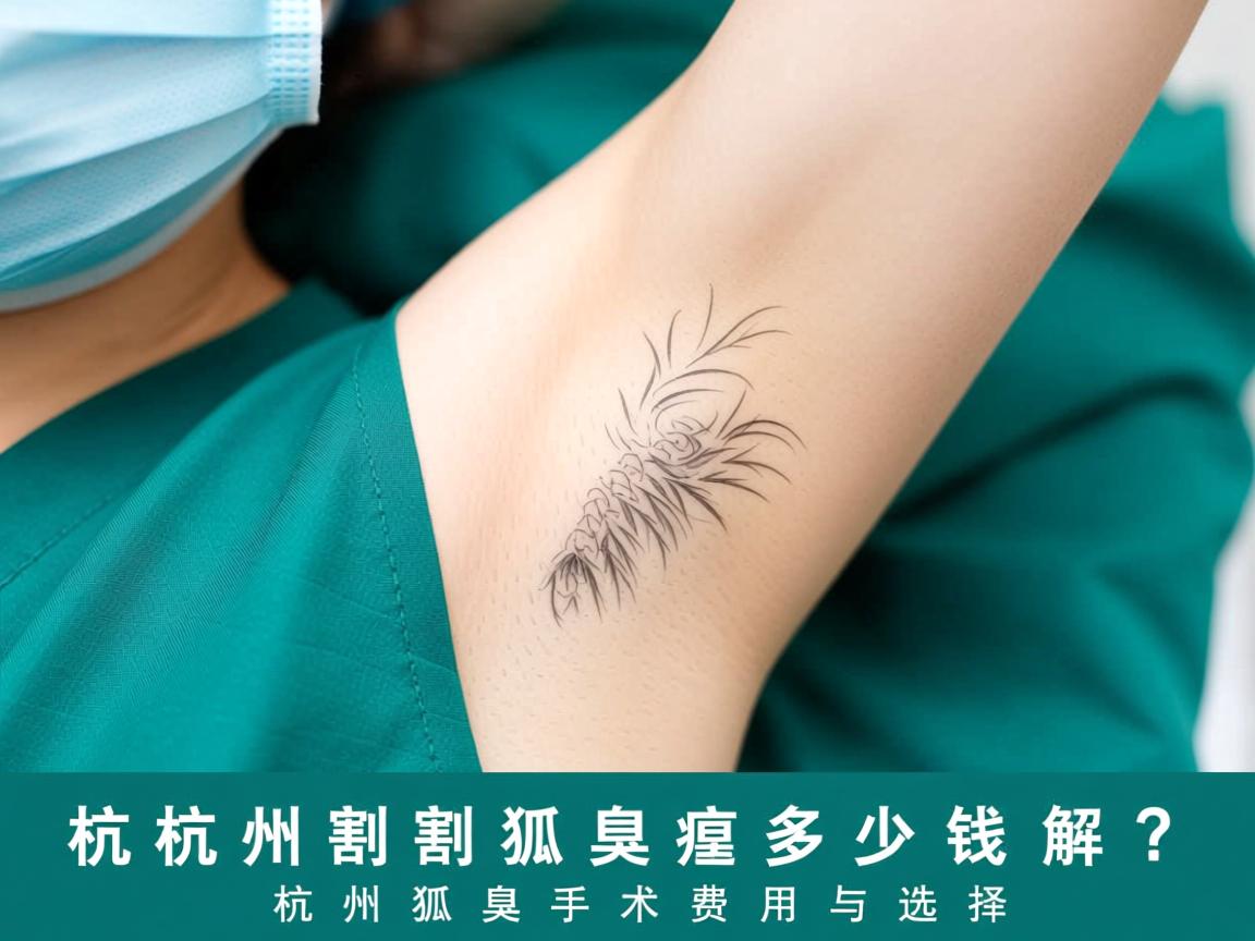 杭州割狐臭多少钱？详解杭州狐臭手术费用与选择