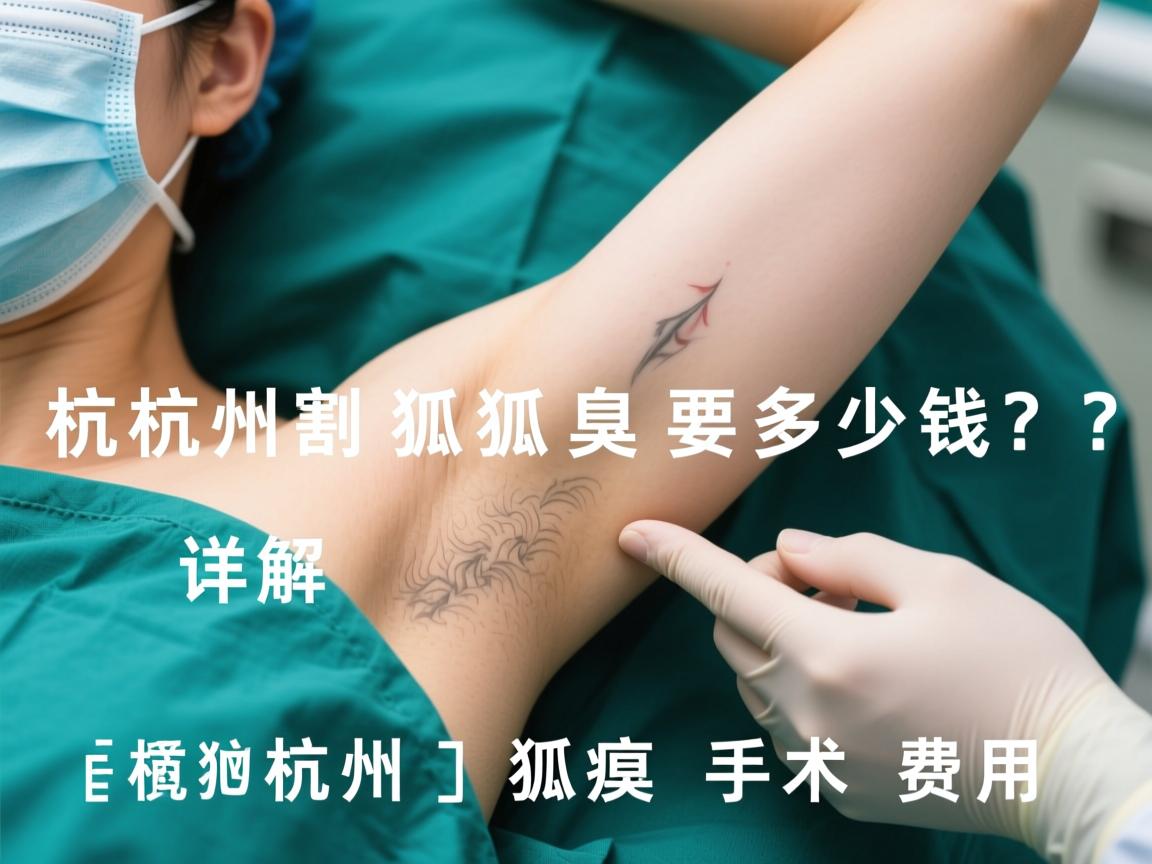 杭州割狐臭要多少钱？详解杭州狐臭手术费用