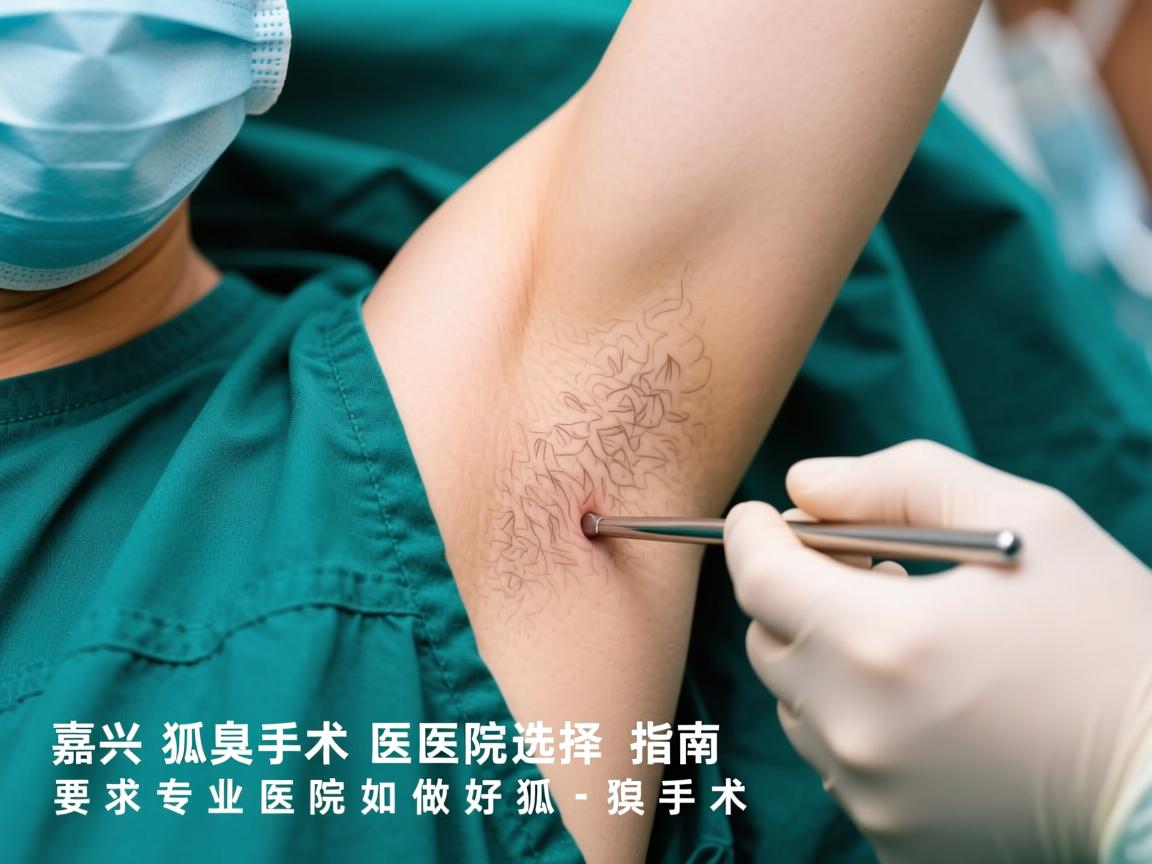 嘉兴狐臭手术医院选择指南，专业医院如何做好狐臭手术