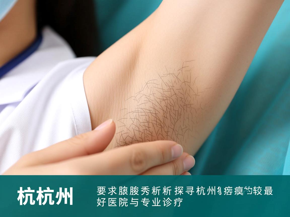 杭州腋秀解析，探寻杭州狐臭的最好医院与专业诊疗