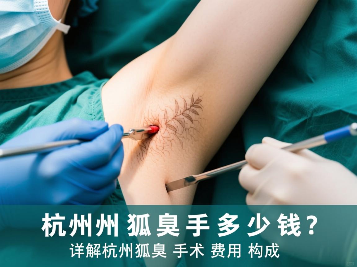 杭州狐臭手术多少钱？详解杭州狐臭手术费用构成