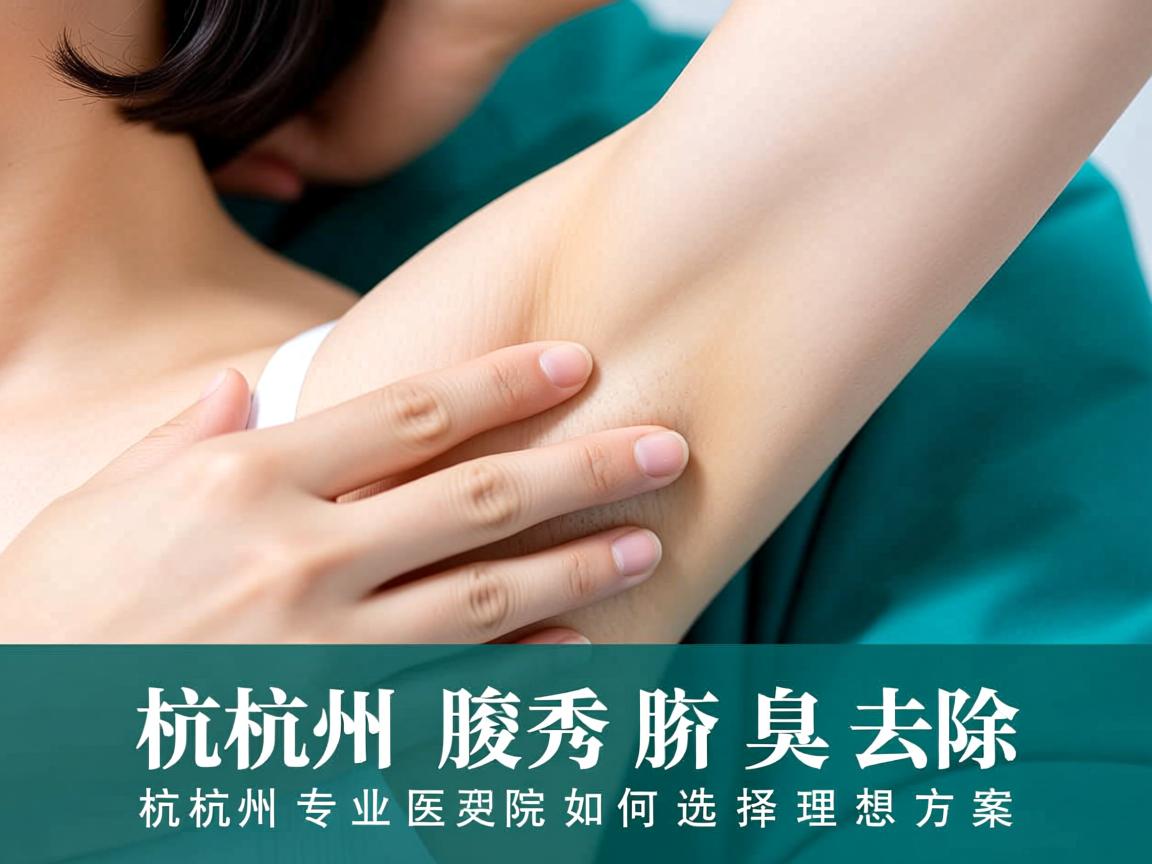 杭州腋秀解析腋臭去除，杭州专业医院如何选择理想方案