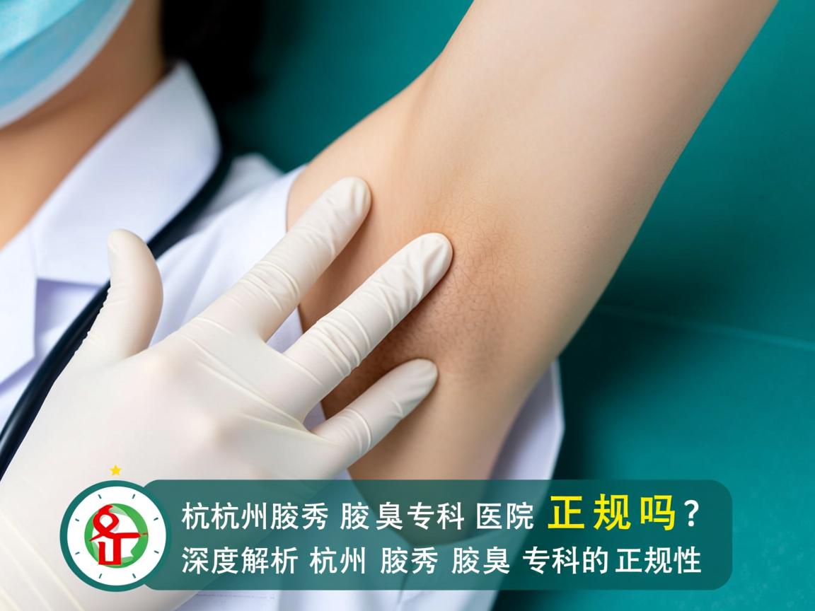 杭州腋秀腋臭专科医院正规吗？深度解析杭州腋秀腋臭专科的正规性