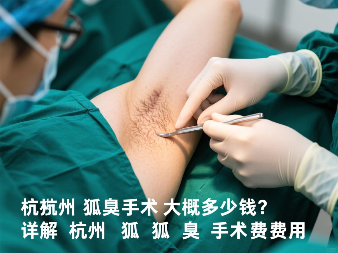 杭州狐臭手术大概多少钱？详解杭州狐臭手术费用