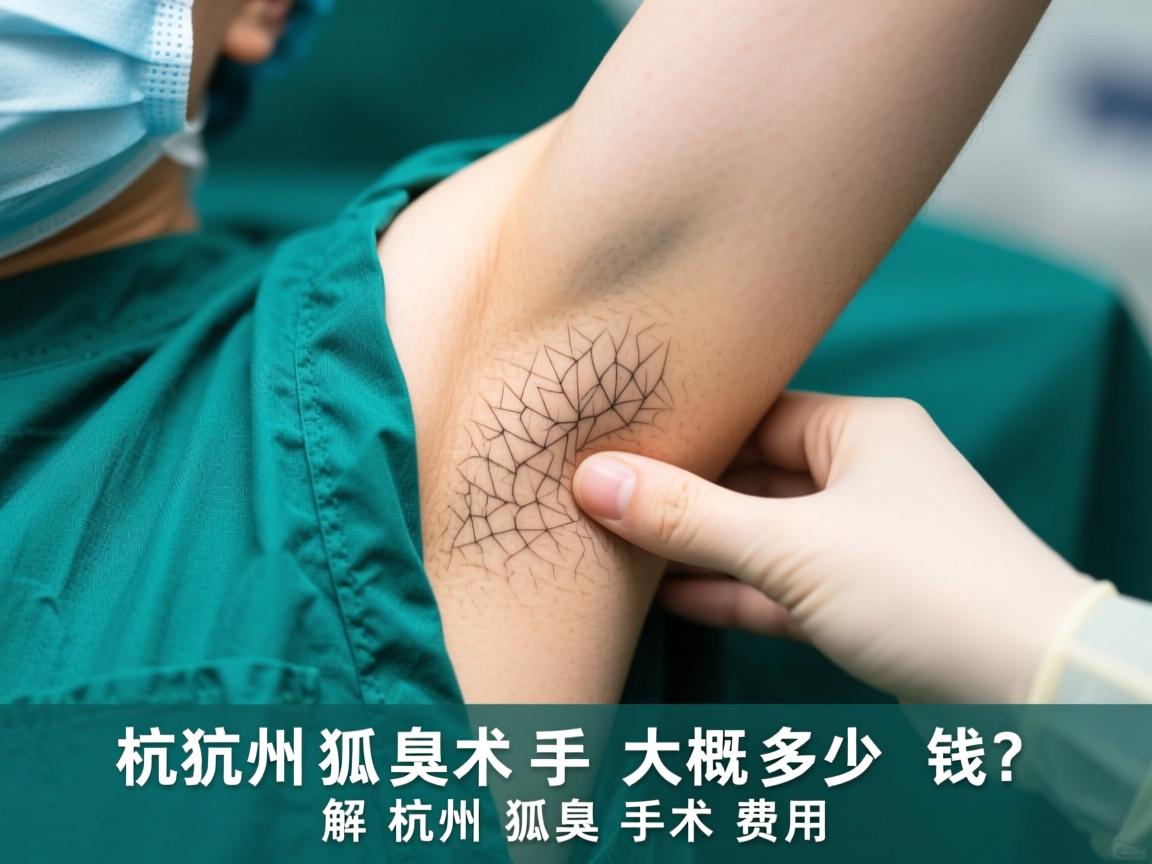 杭州狐臭手术大概多少钱？详解杭州狐臭手术费用