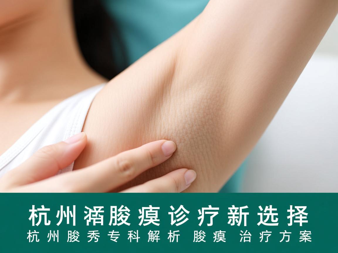 杭州腋臭诊疗新选择，杭州腋秀专科解析腋臭治疗方案