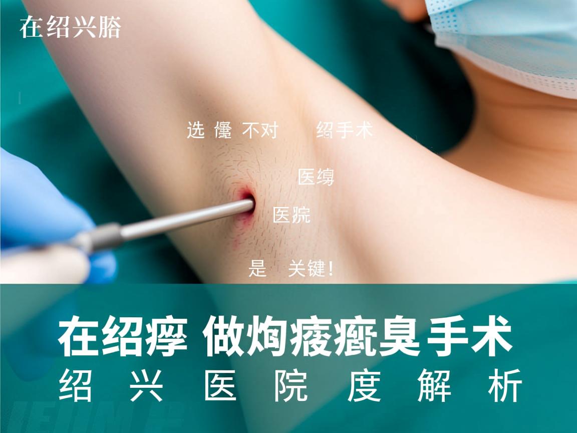 在绍兴做腋臭手术，选对医院是关键！绍兴腋臭医院深度解析