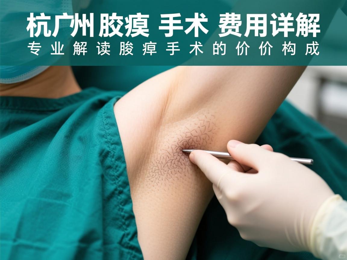 杭州腋臭手术费用详解，专业解读腋臭手术的价格构成