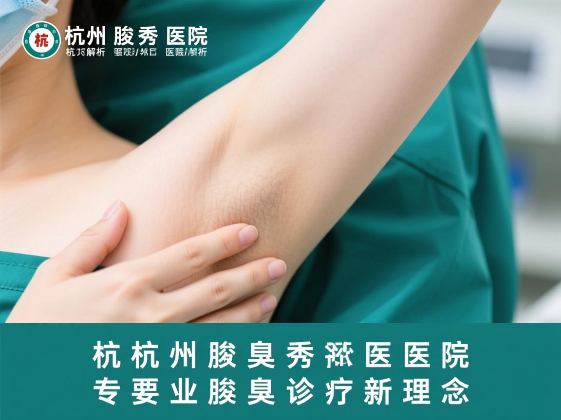 杭州腋秀医院，解析杭州腋秀医院专业腋臭诊疗新理念