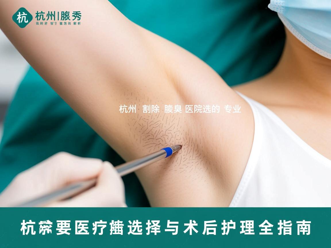 杭州腋秀解析，杭州割除腋臭医院的专业选择与术后护理全指南