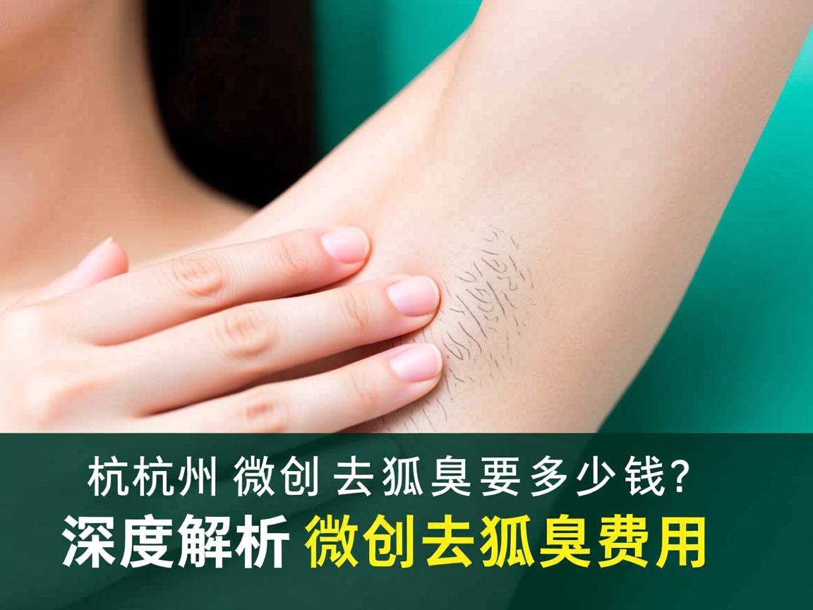 杭州微创去狐臭要多少钱？深度解析微创去狐臭费用