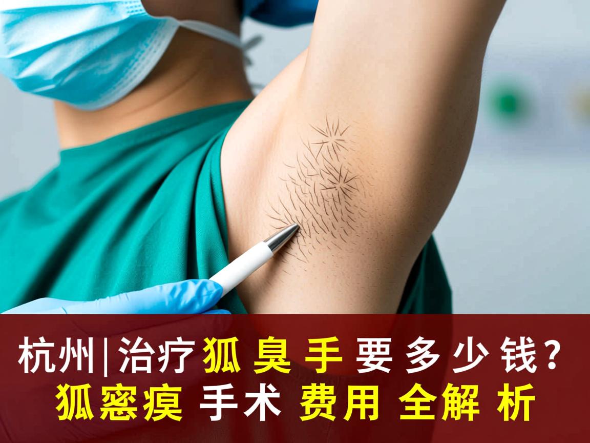 杭州治疗狐臭手术要多少钱？狐臭手术费用全解析
