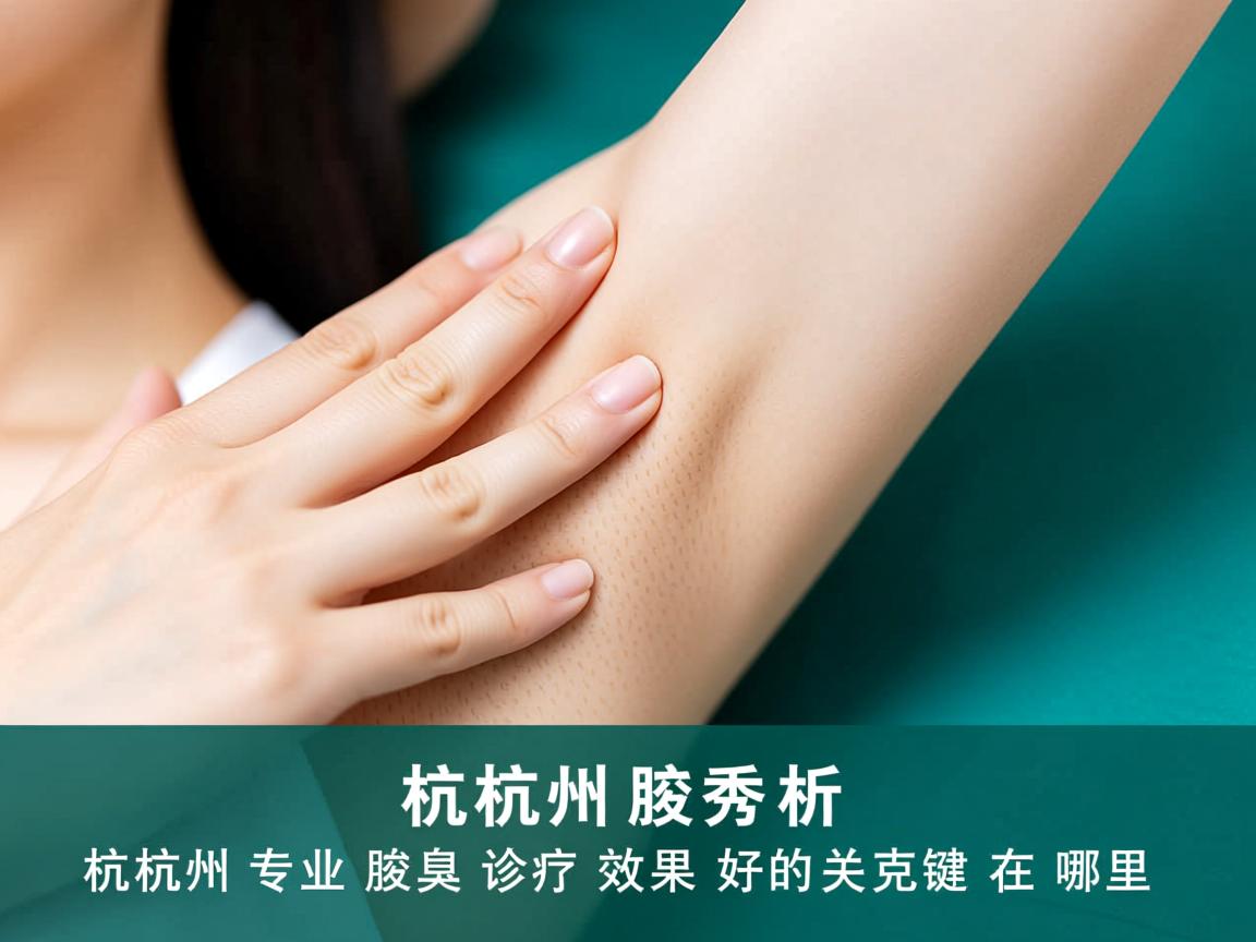 杭州腋秀解析，杭州专业腋臭诊疗效果好的关键在哪里