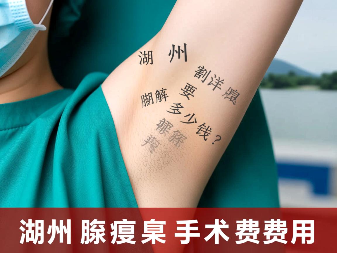 在湖州割腋臭要多少钱？详解湖州腋臭手术费用