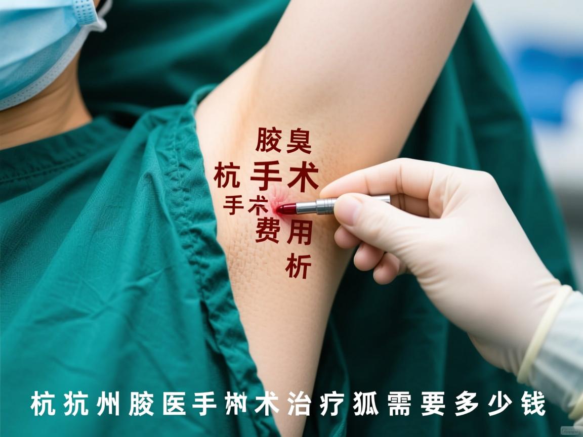 杭州腋臭手术费用解析，详解杭州手术治疗狐臭需要多少钱