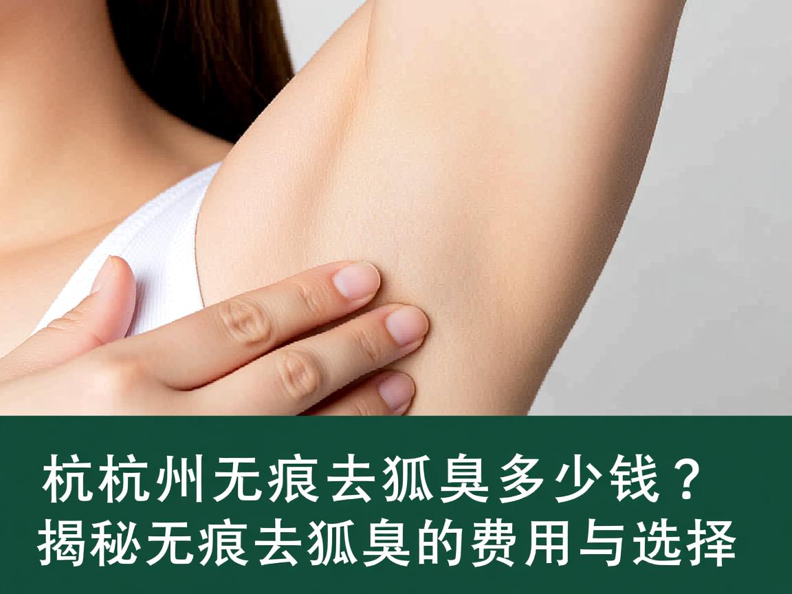 杭州无痕去狐臭多少钱？揭秘无痕去狐臭的费用与选择