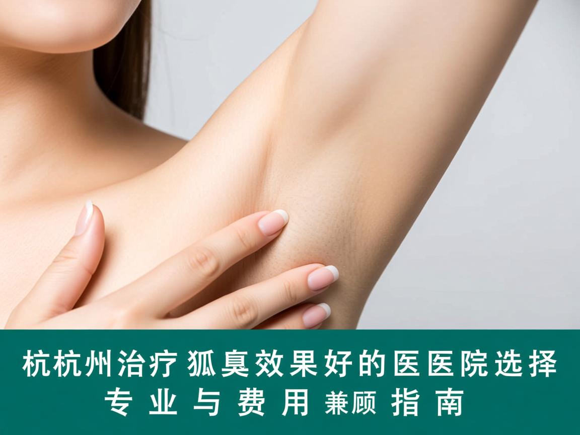 杭州治疗狐臭效果好的医院选择，专业与费用兼顾的指南